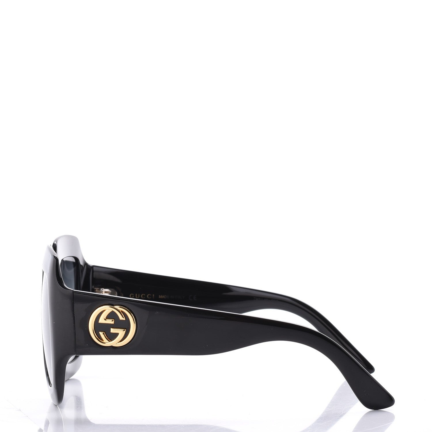 Gucci Acetate Square Frame Sunglasses GG0053S Black 3 of 8