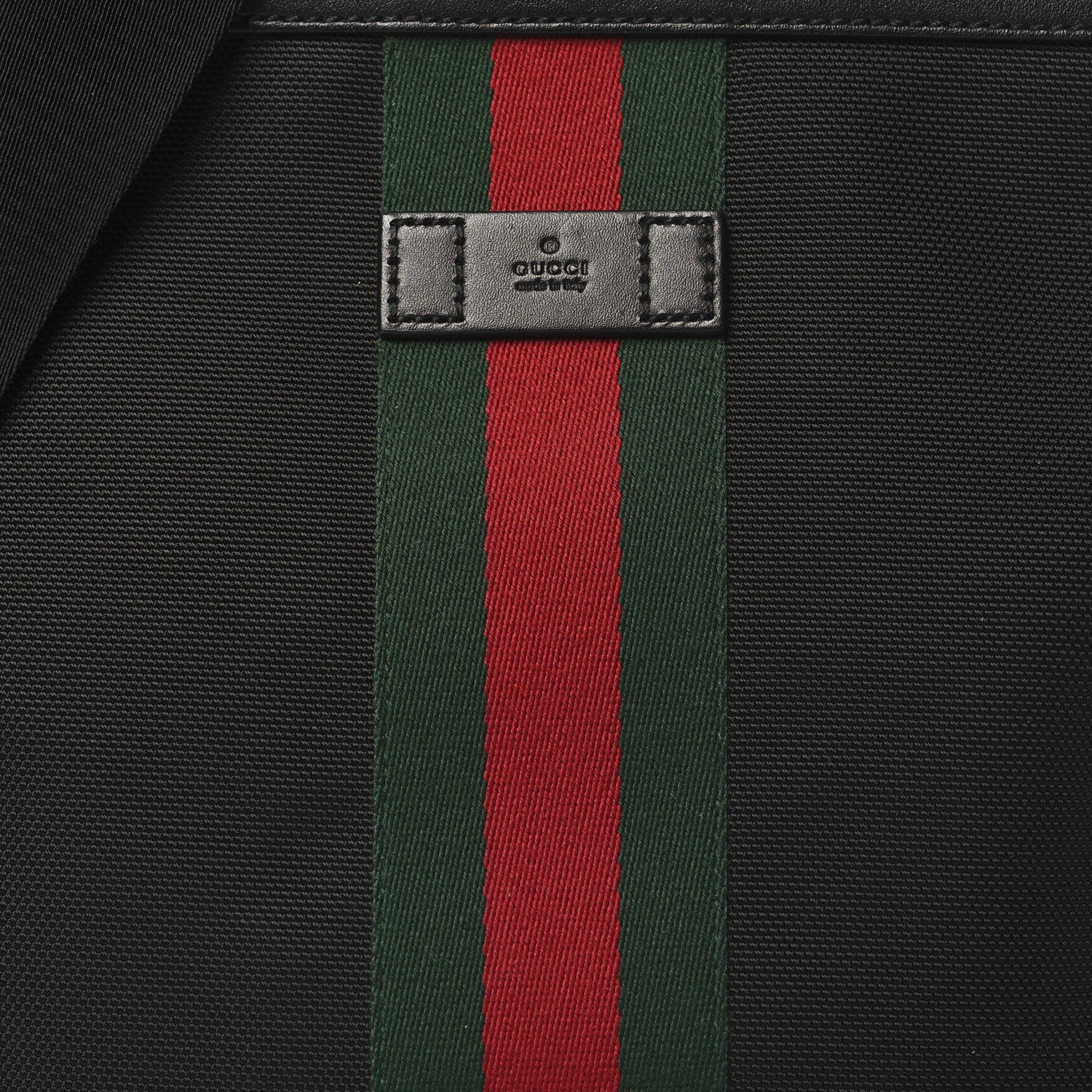 Gucci Techno Canvas Web Messenger Bag Black 8 of 10