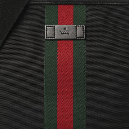 Gucci Techno Canvas Web Messenger Bag Black 8 of 10