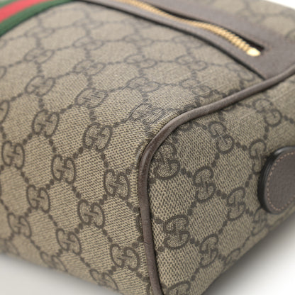 Gucci GG Supreme Monogram Web Small Ophidia Shoulder Bag Brown 10 of 21