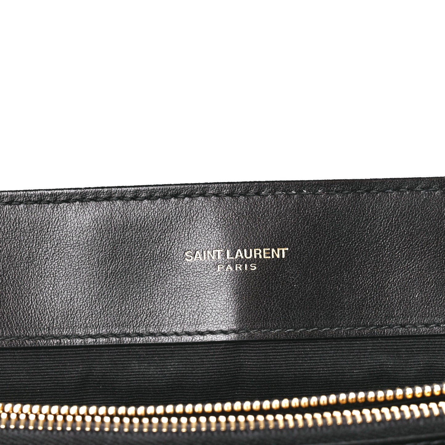 Calfskin Y Quilted Monogram Large Loulou Chain Satchel Black