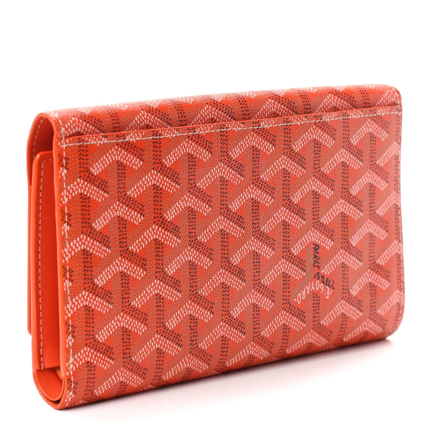Goyard Goyardine Rivoli Wallet Orange 3 of 7