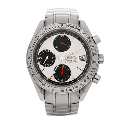 Omega Stainless Steel 40mm Speedmaster Date Automatic Watch White 3211.31.00 1 of 7