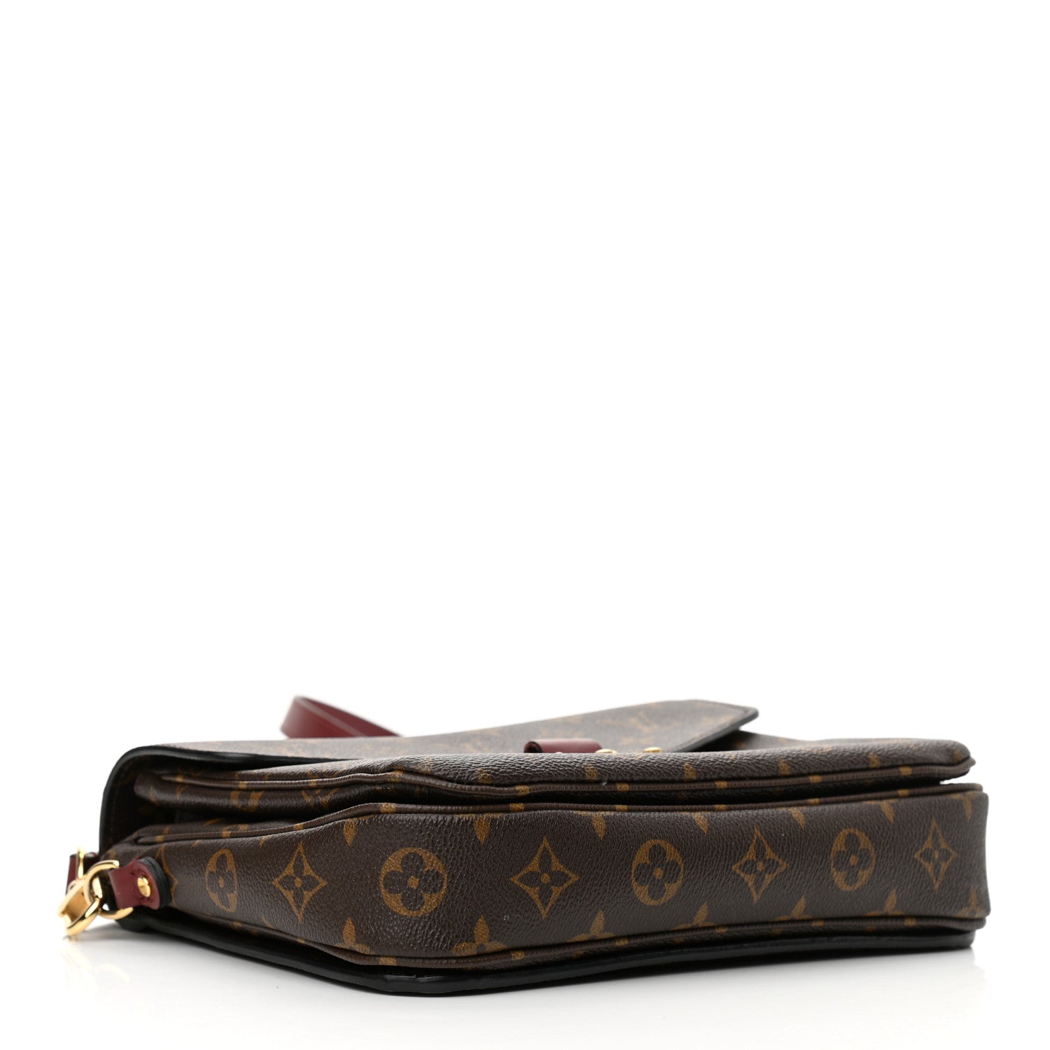 Louis Vuitton Monogram Braided Pochette Metis Safran 4 of 9