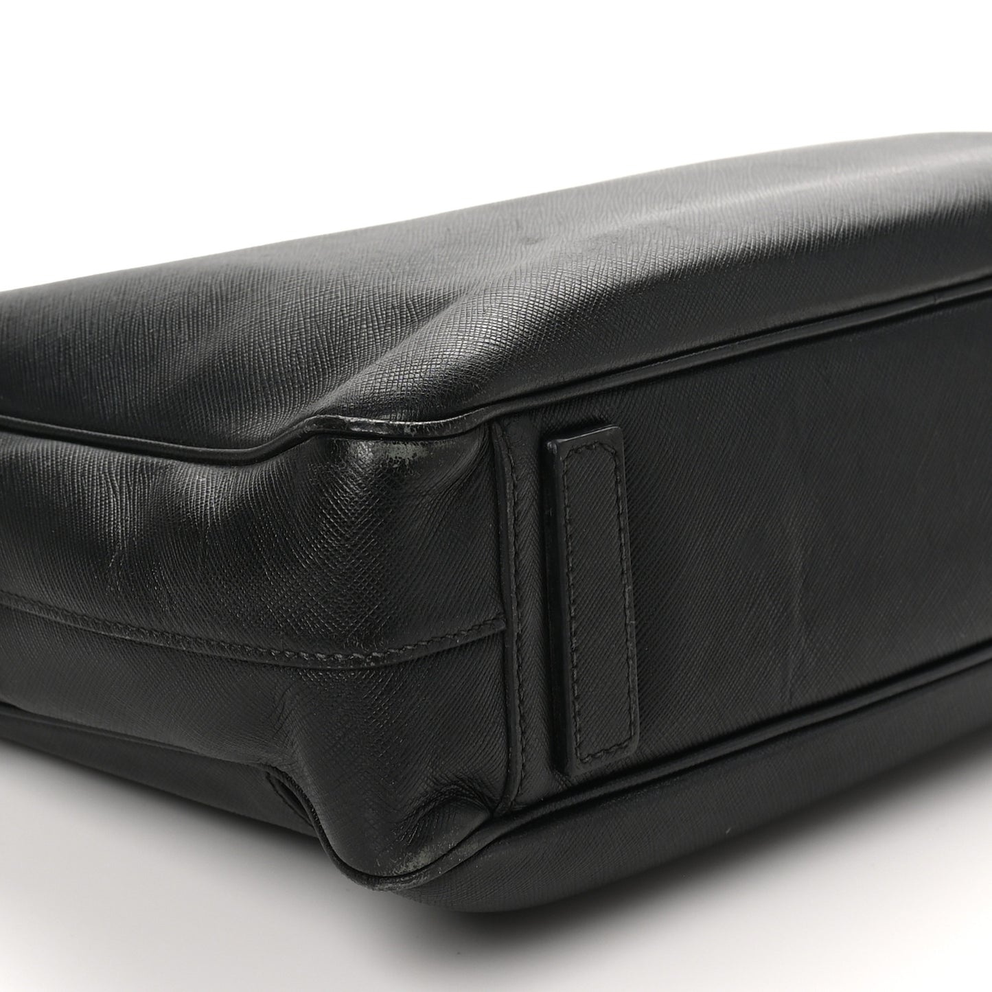 Saffiano Travel Briefcase Black