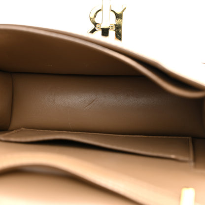 Burberry Calfskin Monogram Mini TB Bag Beige 5 of 14