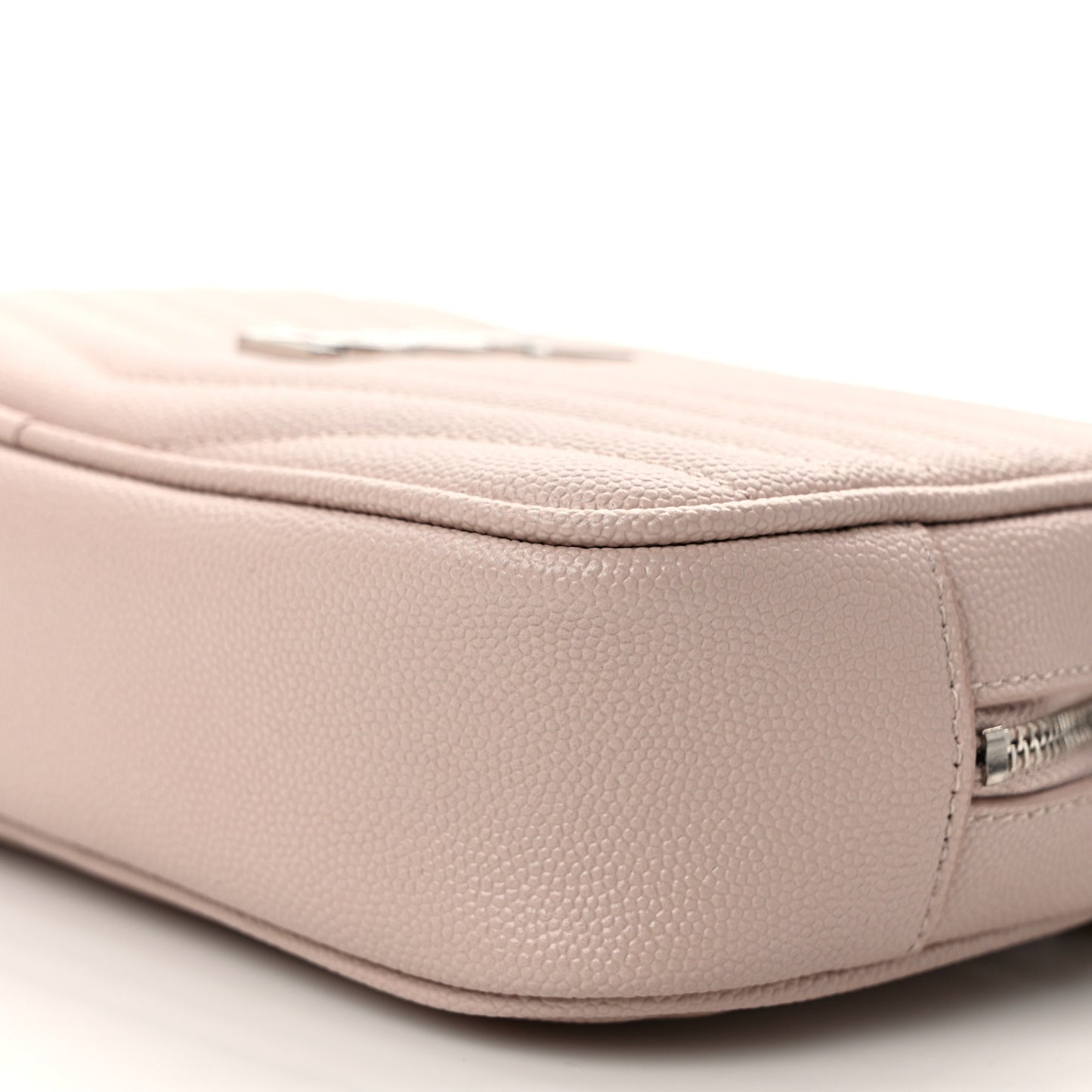 Grain De Poudre Matelasse Monogram Mini Lou Camera Bag Cement Pink