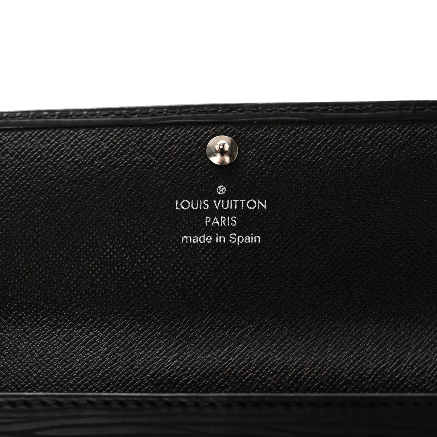 Epi Porte Tresor International Wallet Black