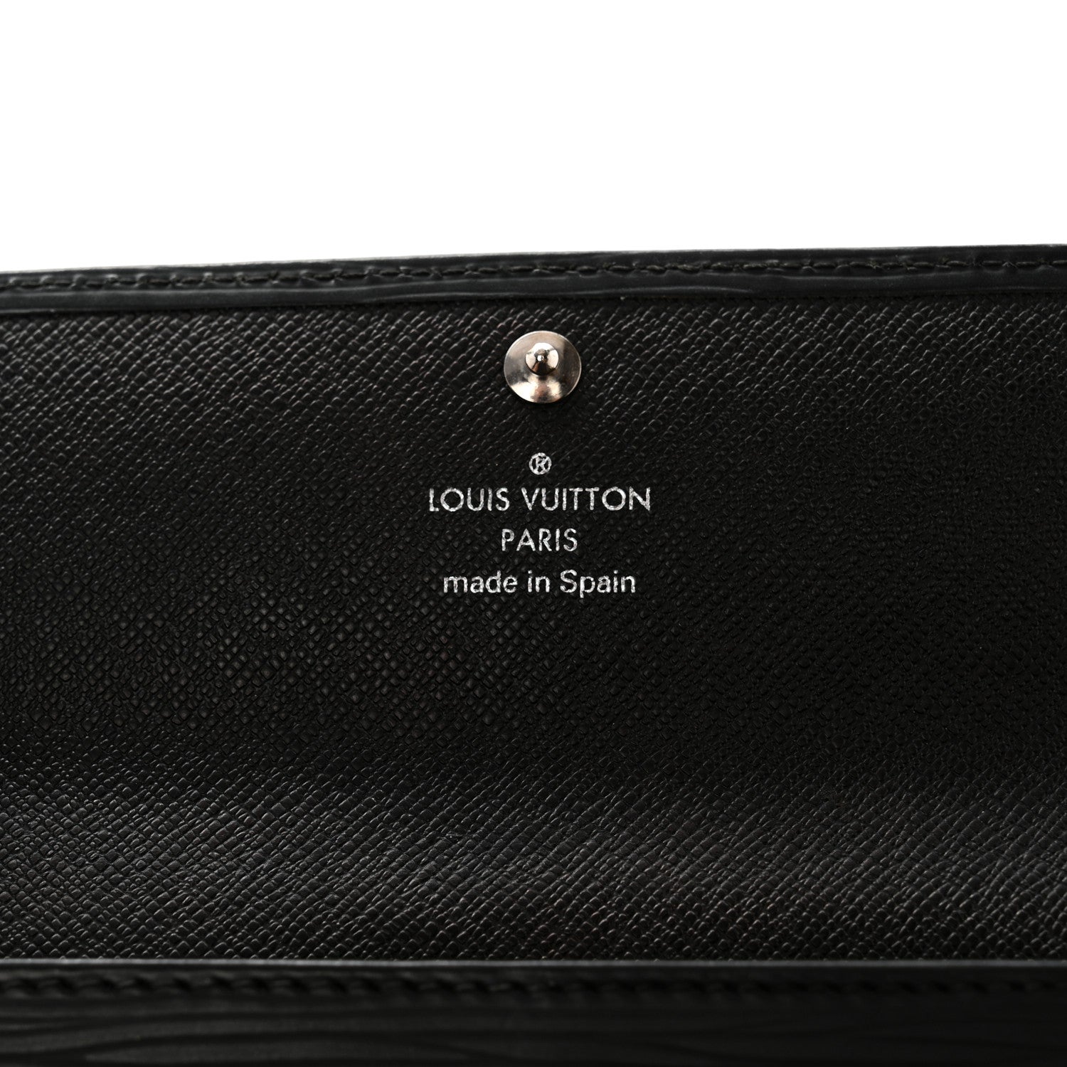 Louis Vuitton Epi Porte Tresor International Wallet Black 6 of 10