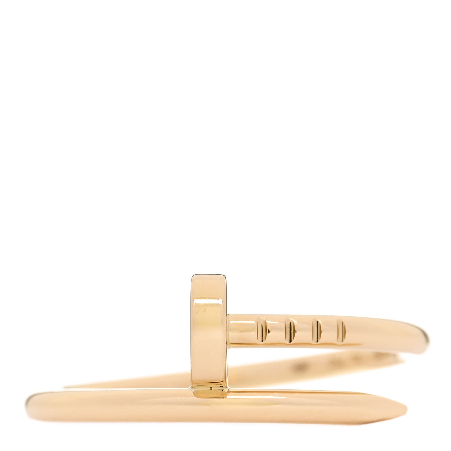 Cartier 18K Yellow Gold Small Juste Un Clou Ring 56 7.5 1 of 5