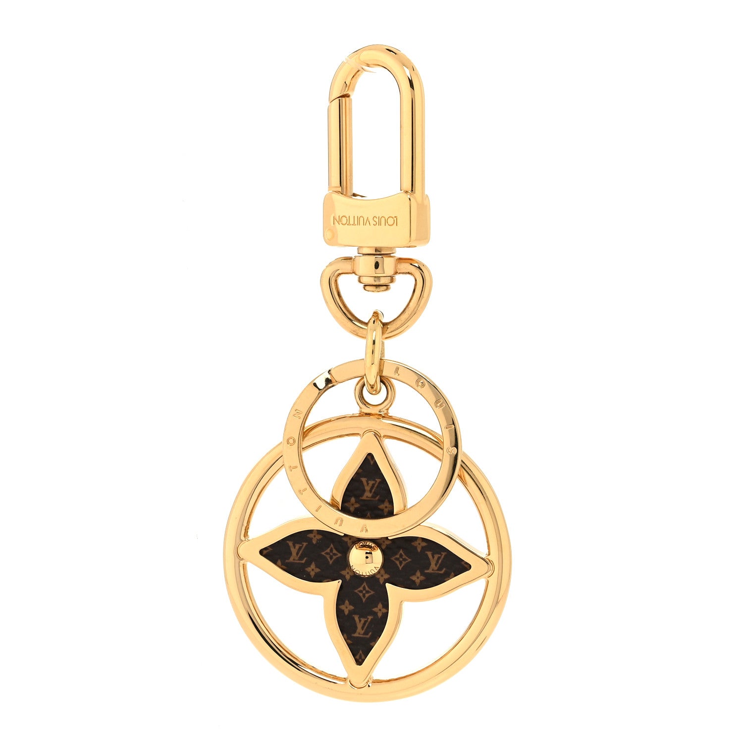 Louis Vuitton Monogram Puzzle Flower Bag Charm Key Holder 1 of 5