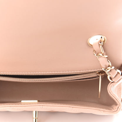 Chanel Lambskin Quilted Mini Rectangular Flap Beige 4 of 8
