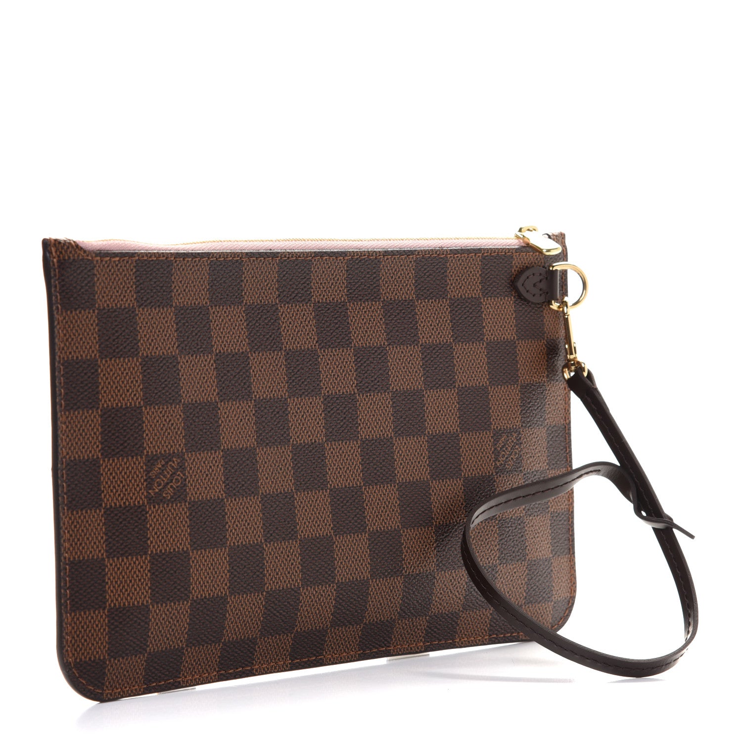 Louis Vuitton Damier Ebene Neverfull MM GM Pochette Rose Ballerine 4 of 9