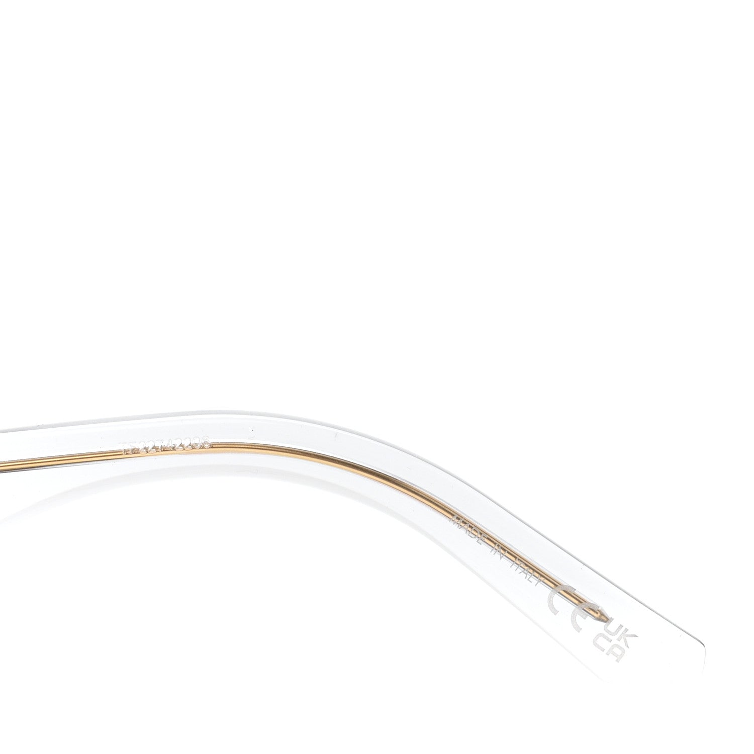 Christian Dior Diorsignature S5U Square Sunglasses Gold 6 of 8