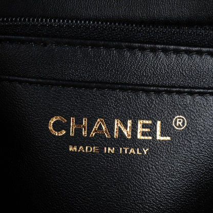 Chanel Lambskin Quilted Mini Rectangular Flap Black 5 of 6