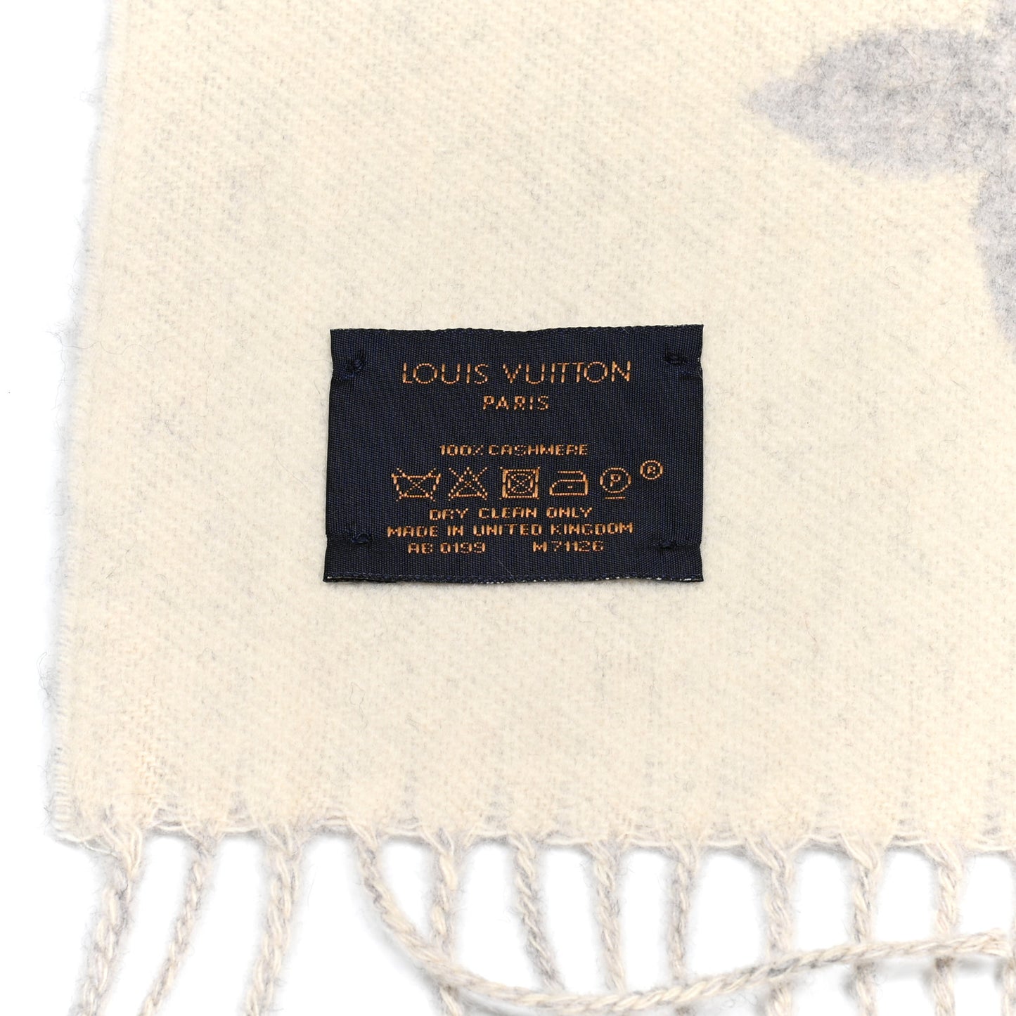 Cashmere Monogram Reykjavik Scarf