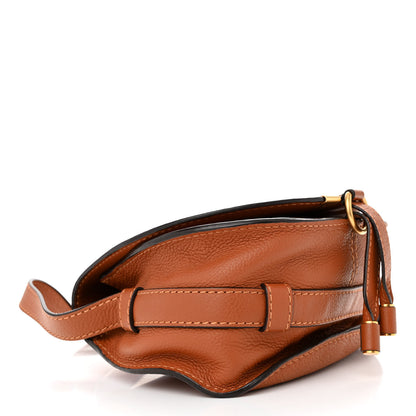Chloe Grained Calfskin Small Marcie Saddle Bag Tan 4 of 13