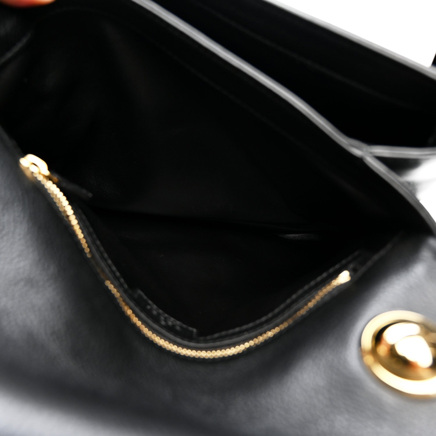 Gucci Roxy Calfskin Web Medium Studded Blondie Shoulder Flap Bag Black 11 of 14