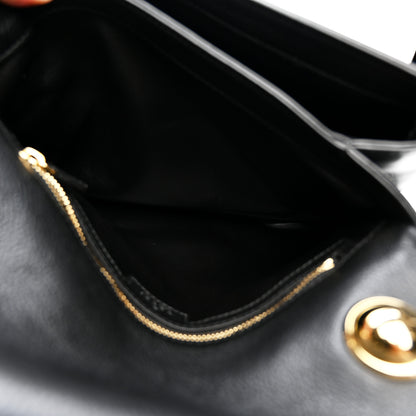 Gucci Roxy Calfskin Web Medium Studded Blondie Shoulder Flap Bag Black 11 of 14