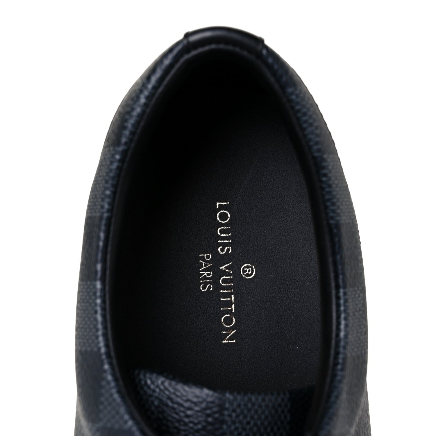 Louis Vuitton Calfskin Damier Graphite Match Up Sneakers 7.5 8 of 8