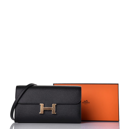 Hermes Epsom Constance Wallet To Go Black 9 of 9