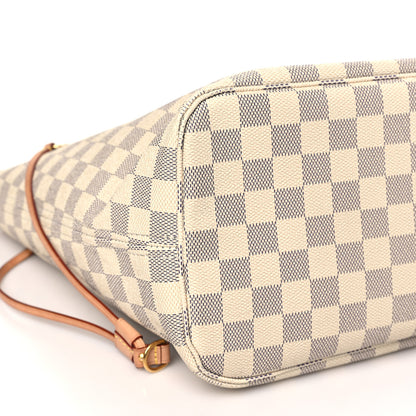 Louis Vuitton Damier Azur Neo Neverfull MM Rose Ballerine 9 of 13