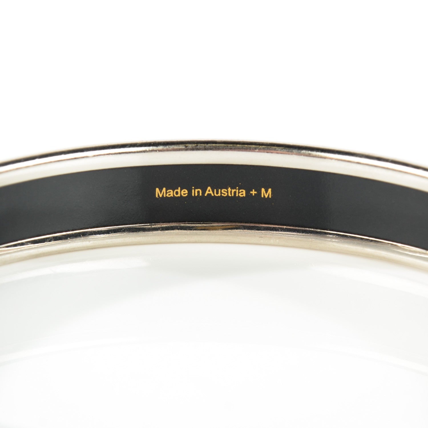 Hermes Enamel Printed Narrow Caleche Bracelet 65 5 of 7