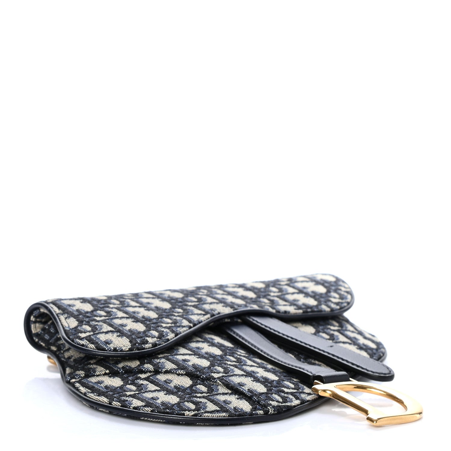 Christian Dior Oblique Saddle Belt Bag Blue 4 of 8