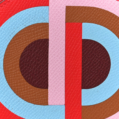 Hermes Epsom In-The-Loop-To-Go Pochette Multicolore Rouge de Coeur 8 of 11