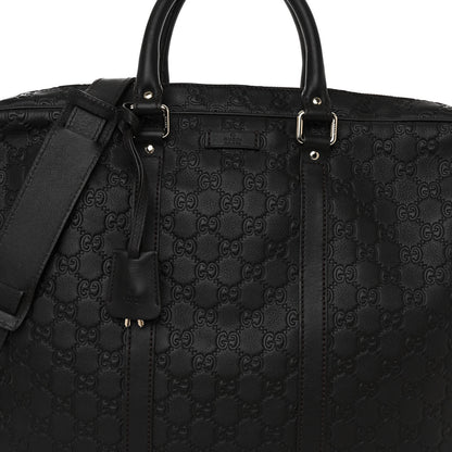 Gucci Guccissima Signature Briefcase Black 7 of 9