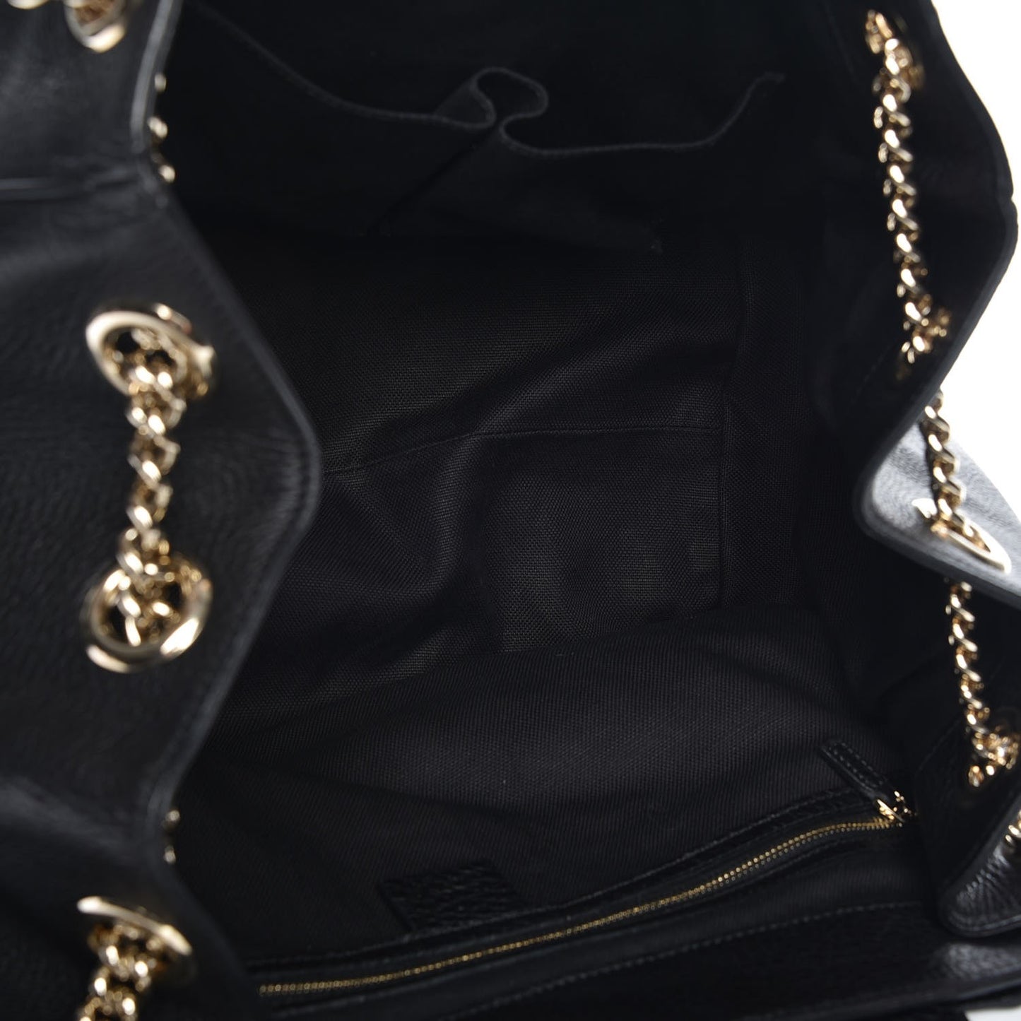 Calfskin Medium Emily Shoulder Bag Black