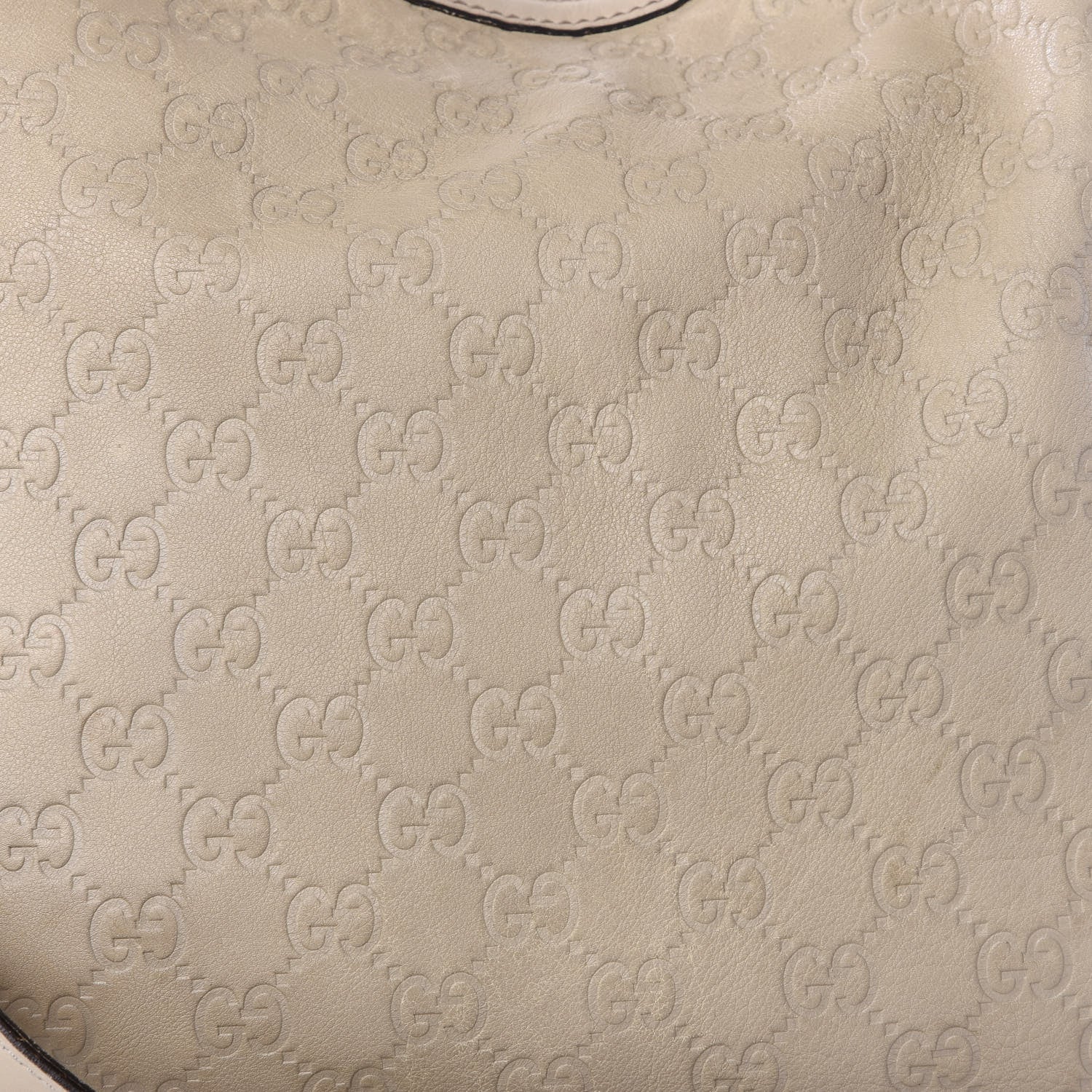 Gucci Guccissima Medium Peggy Bamboo Top Handle Bag Ivory 8 of 8