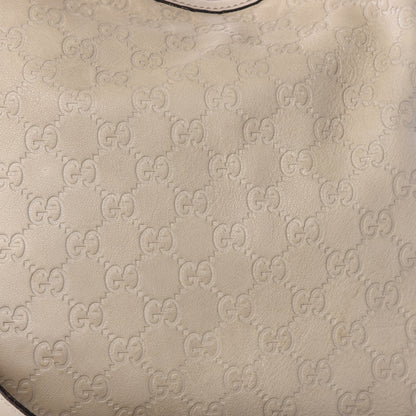 Gucci Guccissima Medium Peggy Bamboo Top Handle Bag Ivory 8 of 8