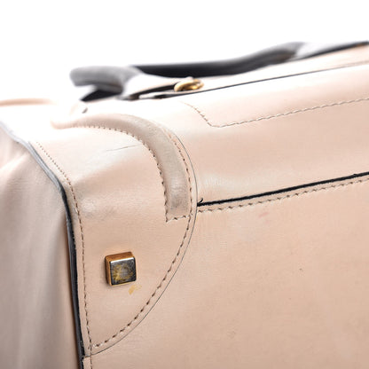 Celine Satin Calfskin Mini Luggage Powder Black 9 of 17