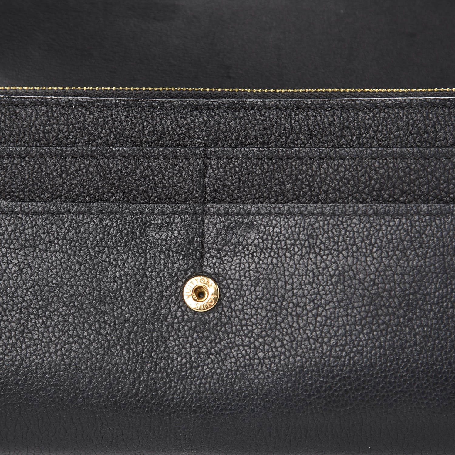 Louis Vuitton Monogram Cuir Plume Very Wallet Black 14 of 15