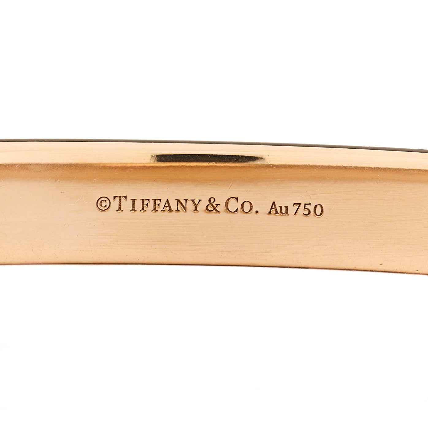 18K Rose Gold Diamond Hinged Bangle Bracelet
