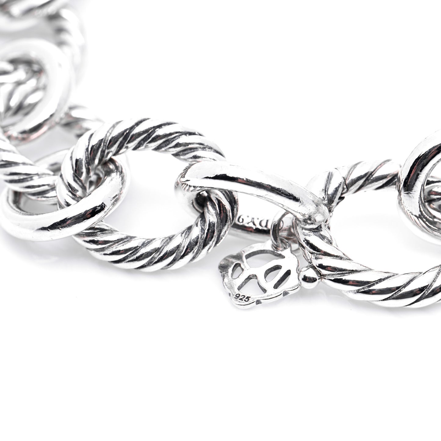 Sterling Silver 12mm Large Oval Link Bracelet