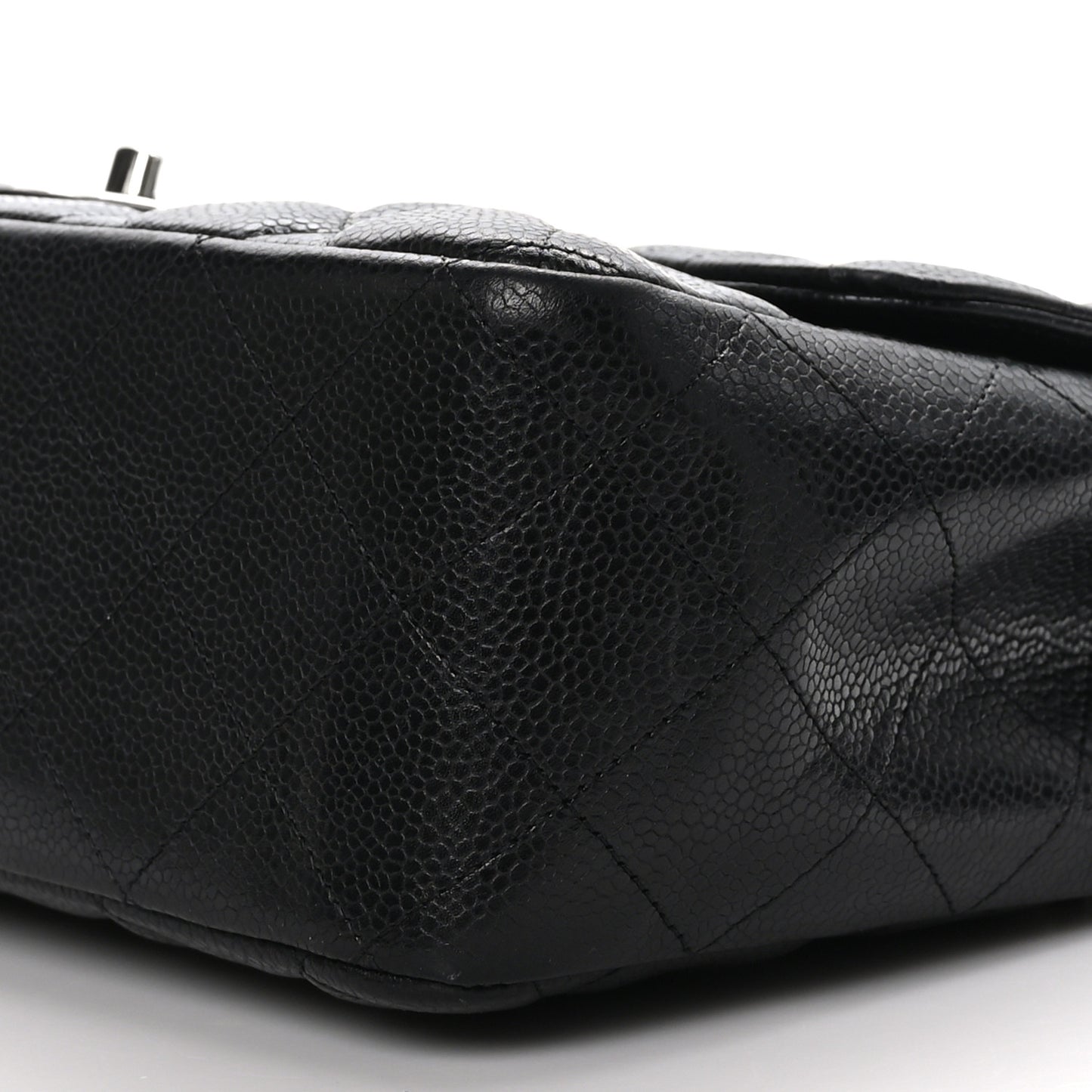 Caviar Quilted Jumbo Single Flap Black