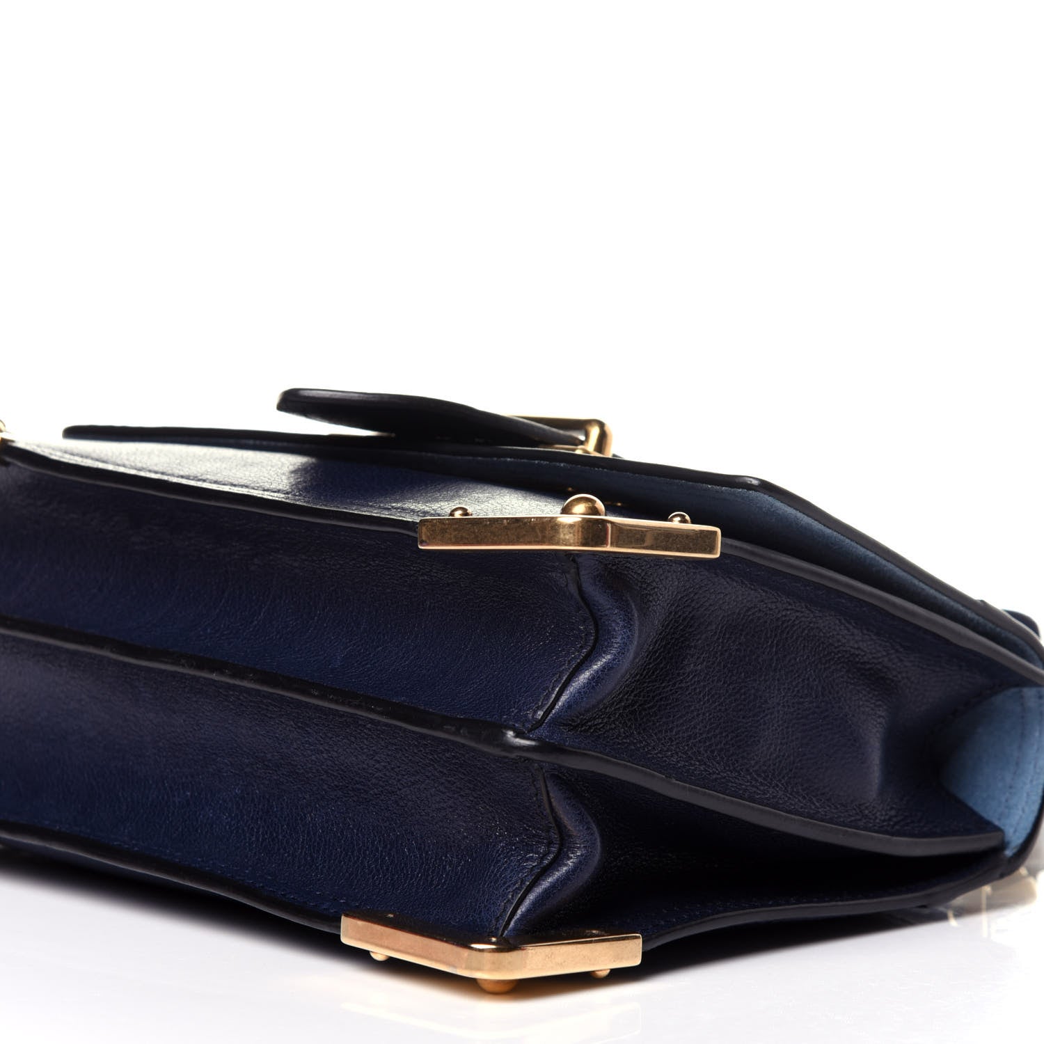 Prada Glace Calf Soft Cahier Bag Baltico Astrale 9 of 13
