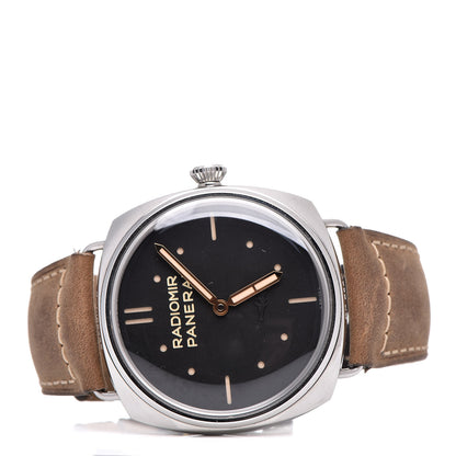 Panerai Stainless Steel Calfskin 47mm Radiomir S.L.C Manual Winding Watch Black PAM00425 3 of 11