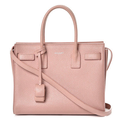Saint Laurent Grained Calfskin Baby Sac De Jour Antique Rose 1 of 14