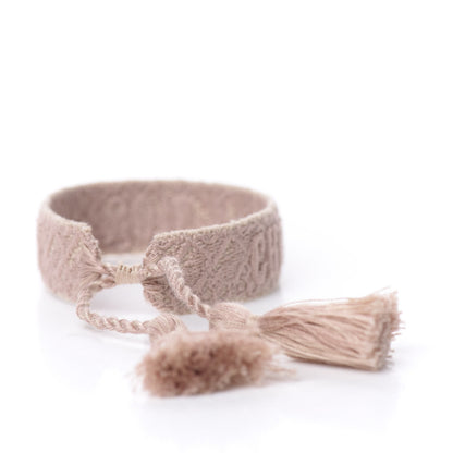 Christian Dior Woven Cotton J'Adior Friendship Bracelet Nude 3 of 3