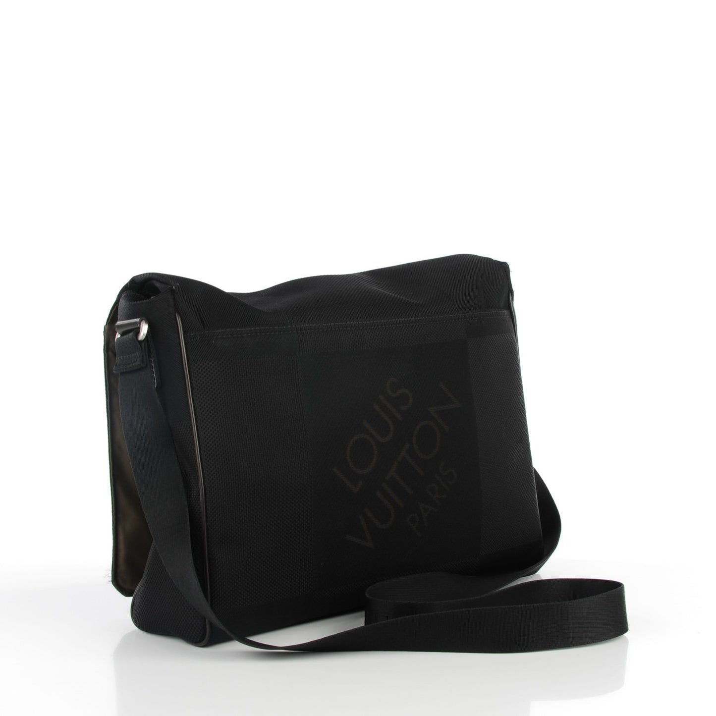 Damier Geant Messenger Bag Black