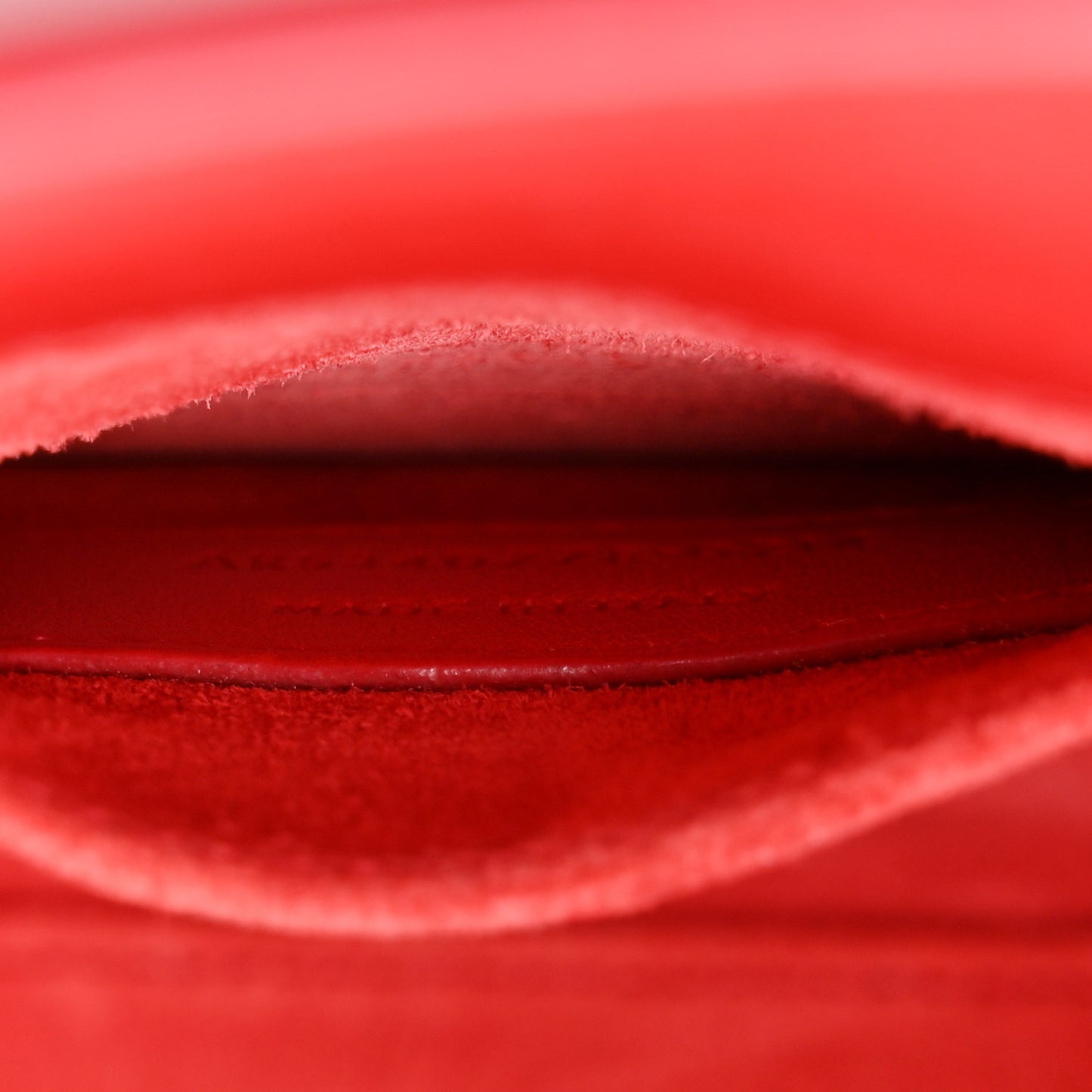 Calfskin Nano Sac De Jour Lipstick Red