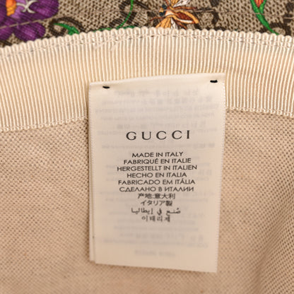 Gucci GG Supreme Monogram Flora Fedora Hat L Red 8 of 9