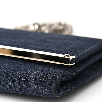 Jimmy Choo Denim Clutch Blue 9 of 10