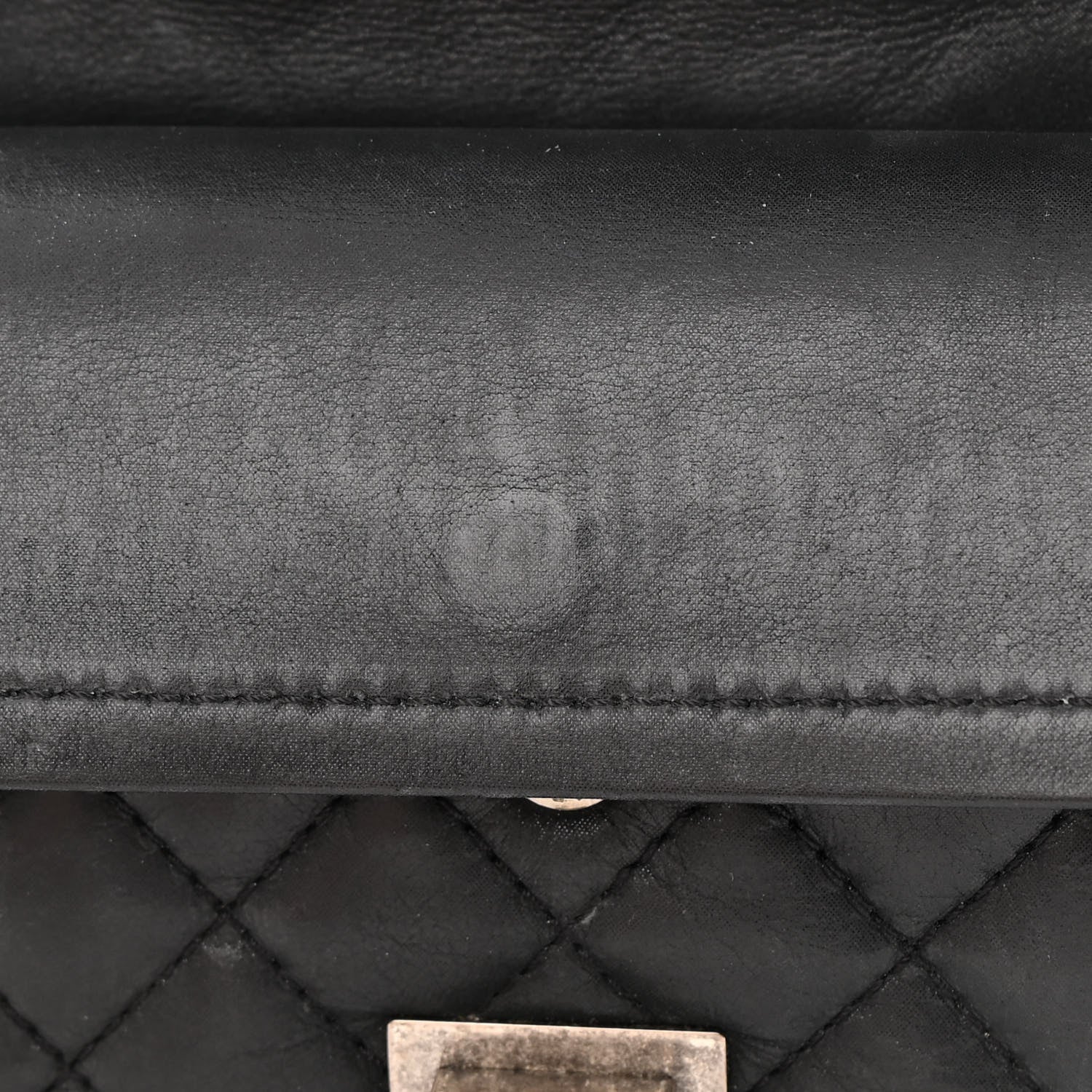 Chanel Iridescent Calfskin Quilted 2.55 Reissue 224 Flap Black 13 of 18