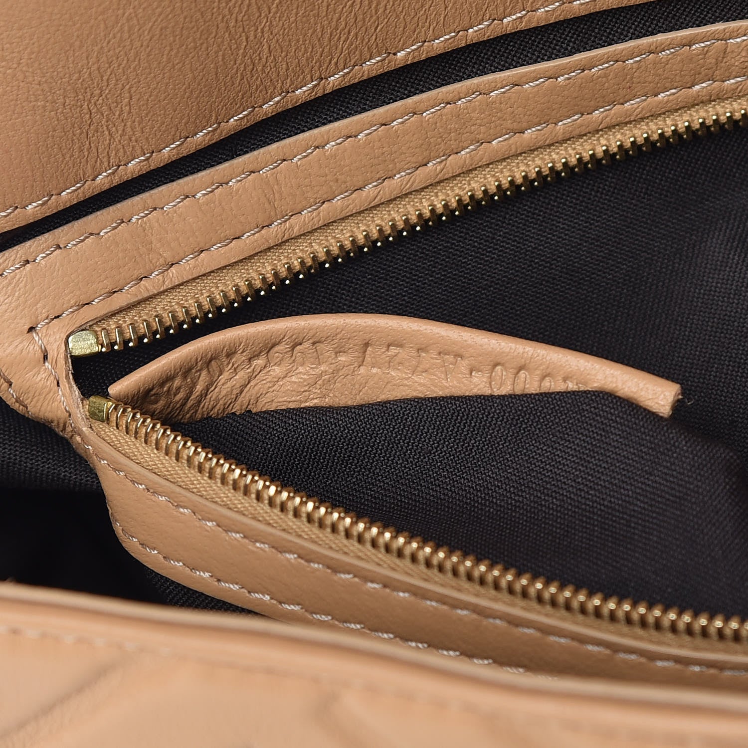 Fendi Nappa FF 1974 Embossed Baguette Durian 9 of 10