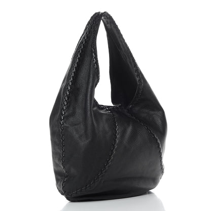 Bottega Veneta Cervo Deerskin Large Hobo Black 3 of 14