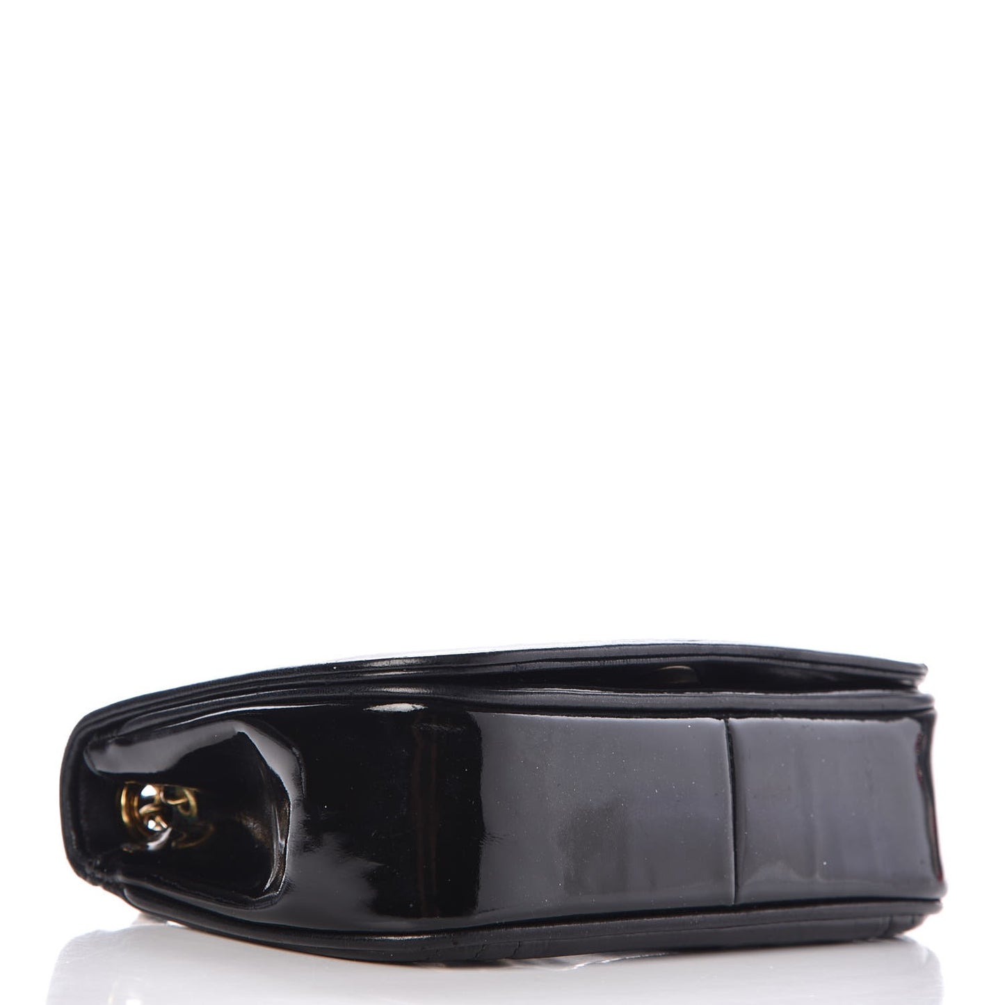 Patent Mini Flap Black